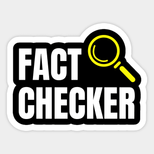 Fact Checker Sticker